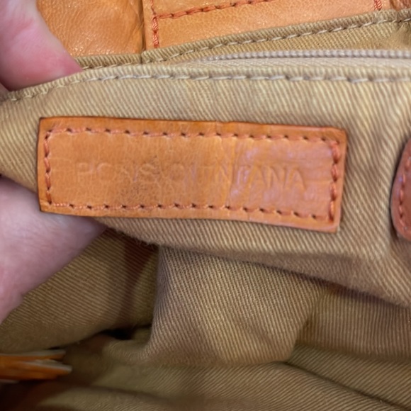 Beautiful genuine leather Pons Quintana orange handbag. - Picture 7 of 15
